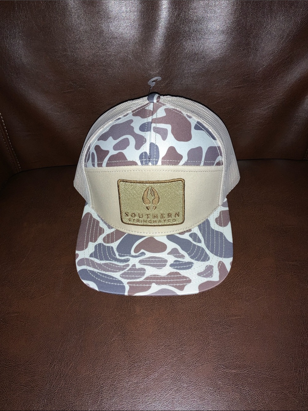 Southern String Hat co Camo hat. Brand new never worn. NWOT.